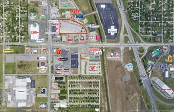 4727 S Emporia, Wichita, KS - AERIAL  map view
