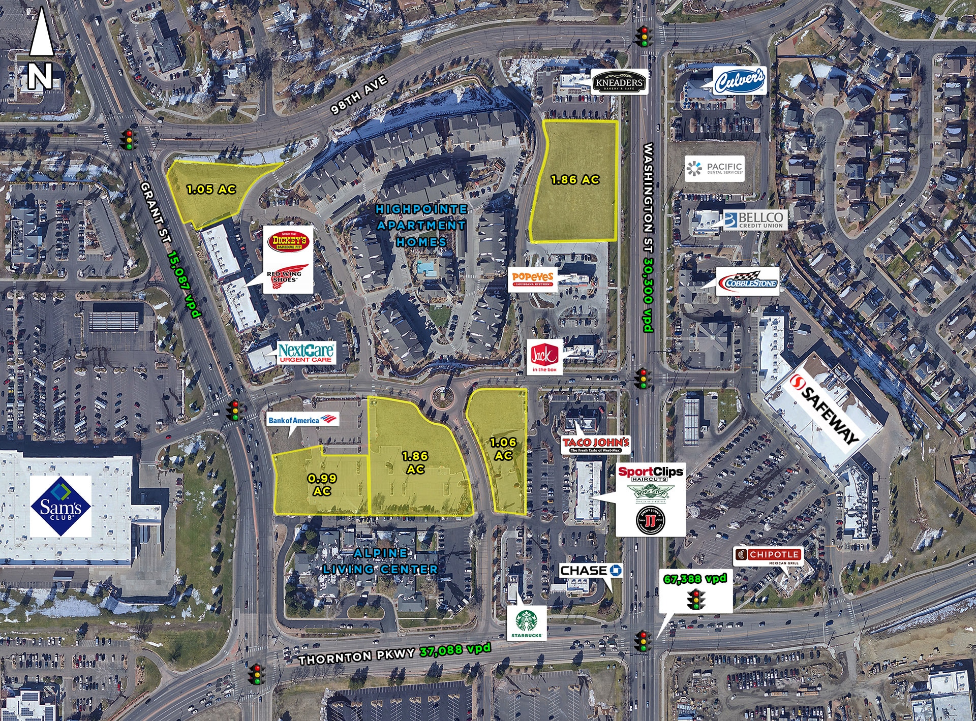 Thornton Parkway & Washington Street - PAD SITES, Thornton, CO for lease Building Photo- Image 1 of 2