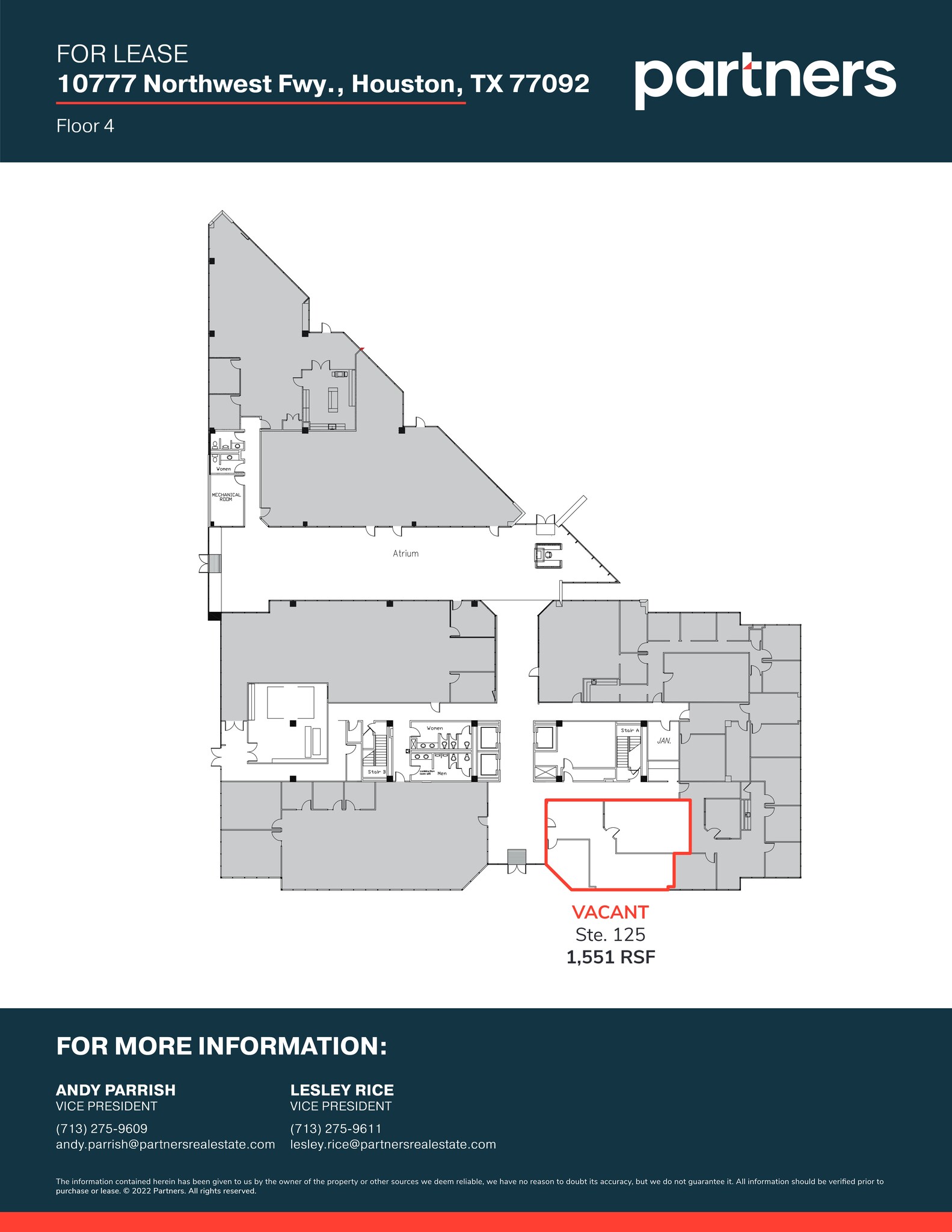 10777 Northwest Fwy, Houston, TX à louer Plan de site- Image 1 de 1