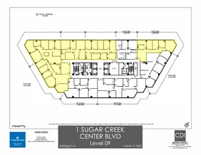 1 Sugar Creek Center Blvd, Sugar Land, TX à louer Plan d’étage- Image 1 de 1