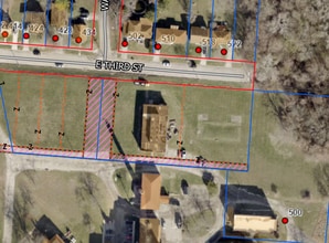 0 3rd St., Springfield, OH - Aerial map view
