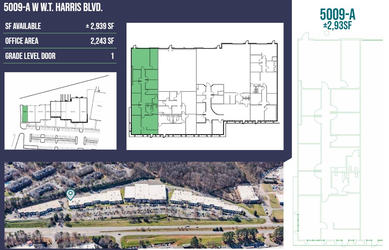 5009-5015 W WT Harris Blvd, Charlotte, NC for lease Floor Plan- Image 1 of 1