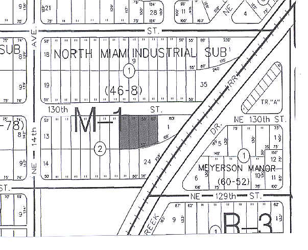 1474-1478 NE 130th St, North Miami, FL à louer - Plan cadastral - Image 2 de 4