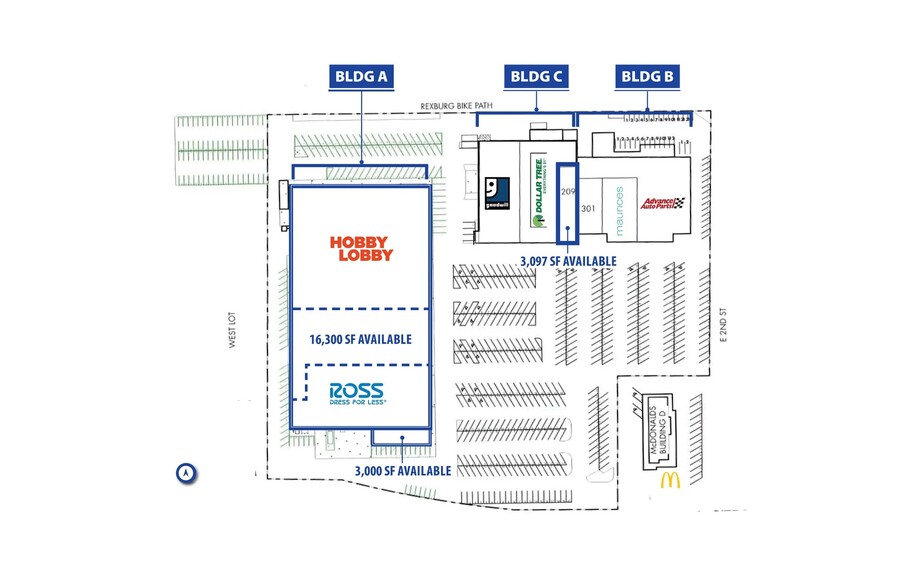 125 Valley River Dr, Rexburg, ID à louer - Plan de site - Image 3 de 6