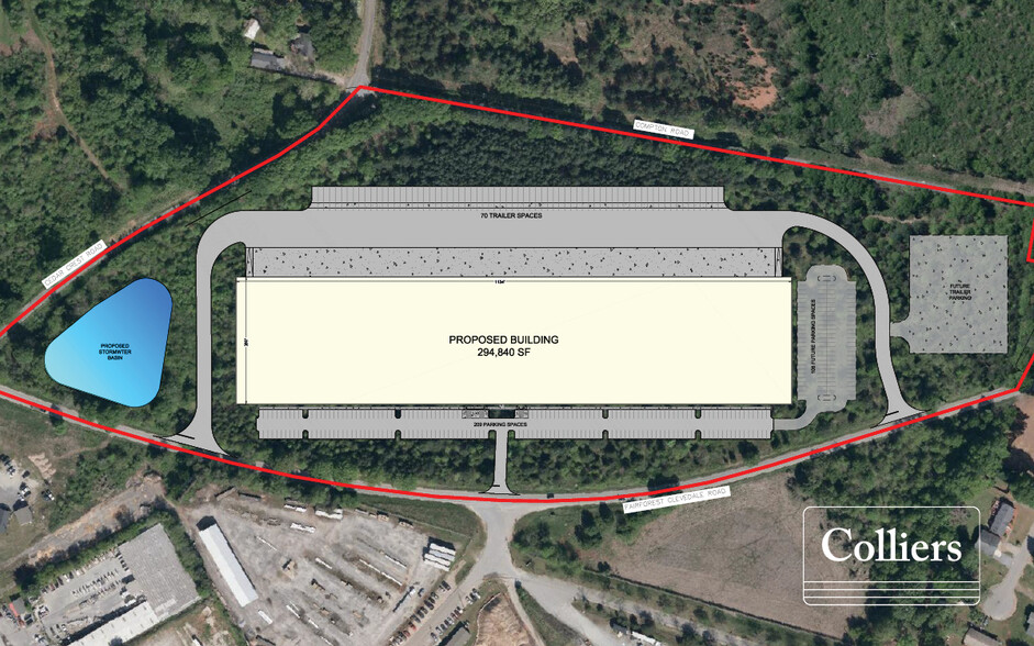 0 Fairforest Clevedale Rd, Spartanburg, SC for lease - Site Plan - Image 2 of 3