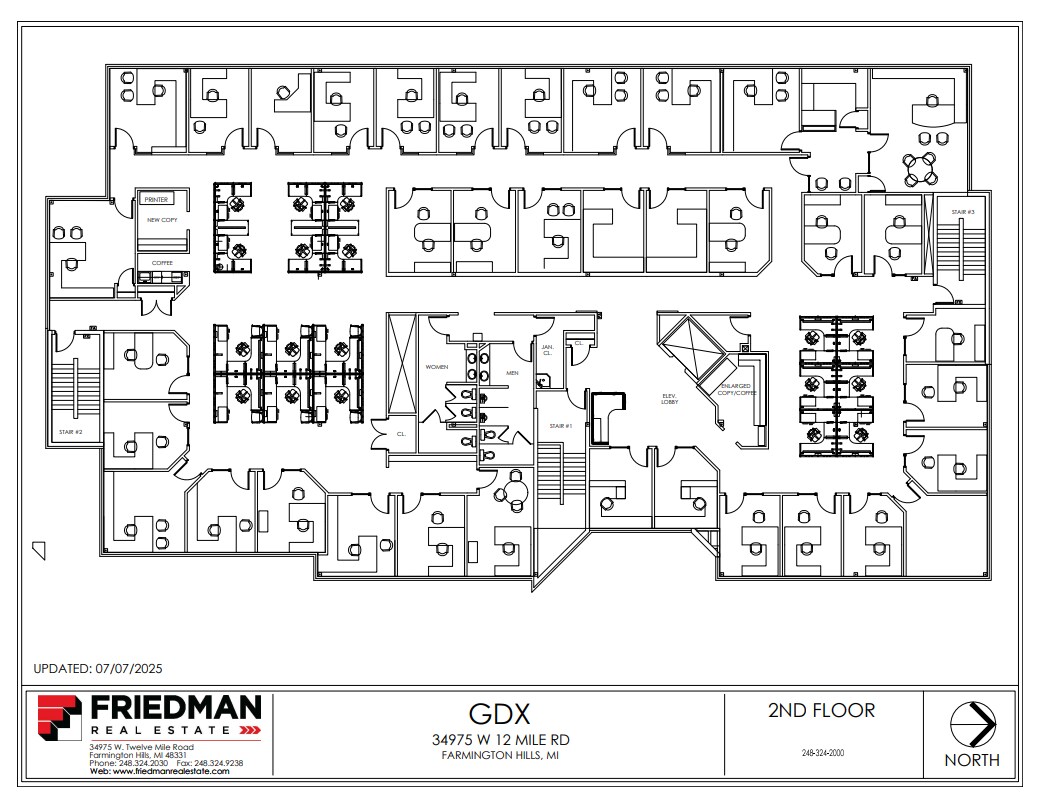 34975 W 12 Mile Rd, Farmington Hills, MI à vendre Plan d’étage- Image 1 de 1