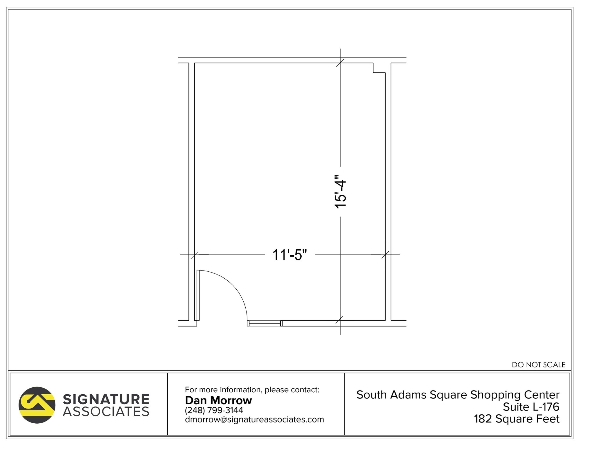 725 S Adams Rd, Birmingham, MI for lease Floor Plan- Image 1 of 1