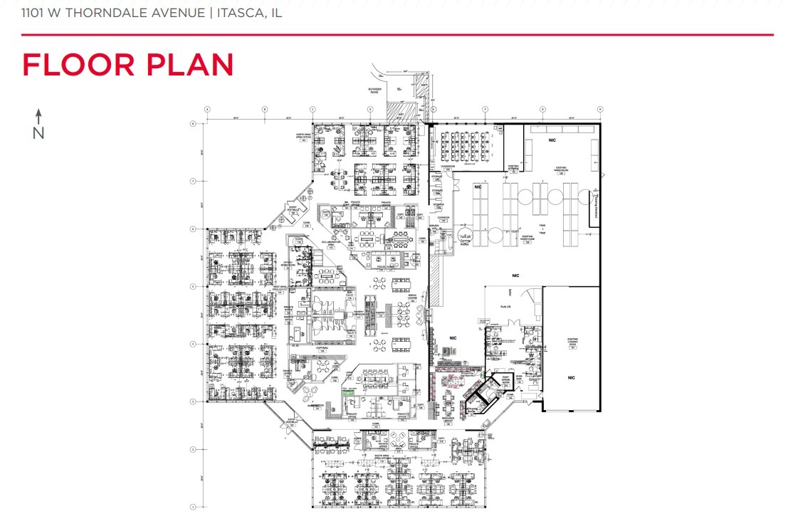 1101 W Thorndale Ave, Itasca, IL à vendre Plan d  tage- Image 1 de 5