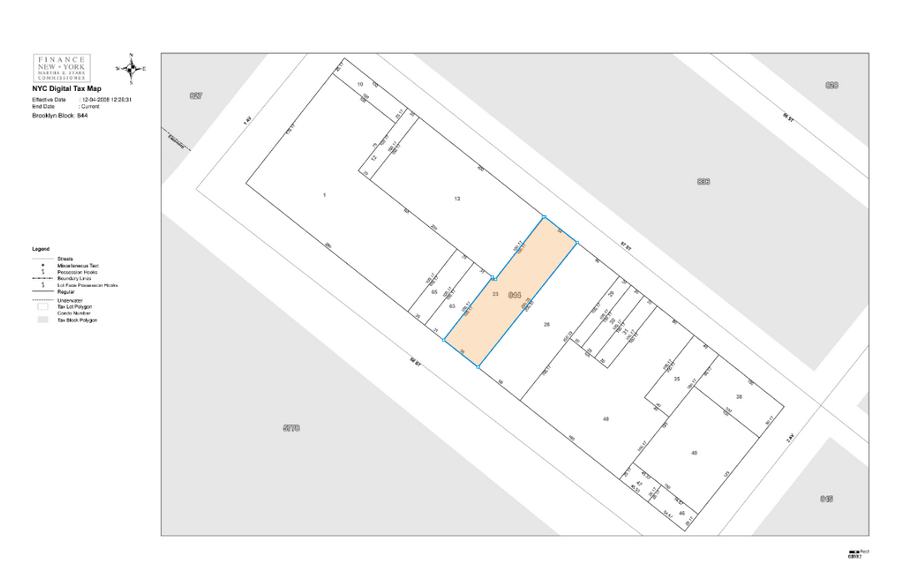 139 58th St, Brooklyn, NY à louer - Plan cadastral - Image 3 de 3