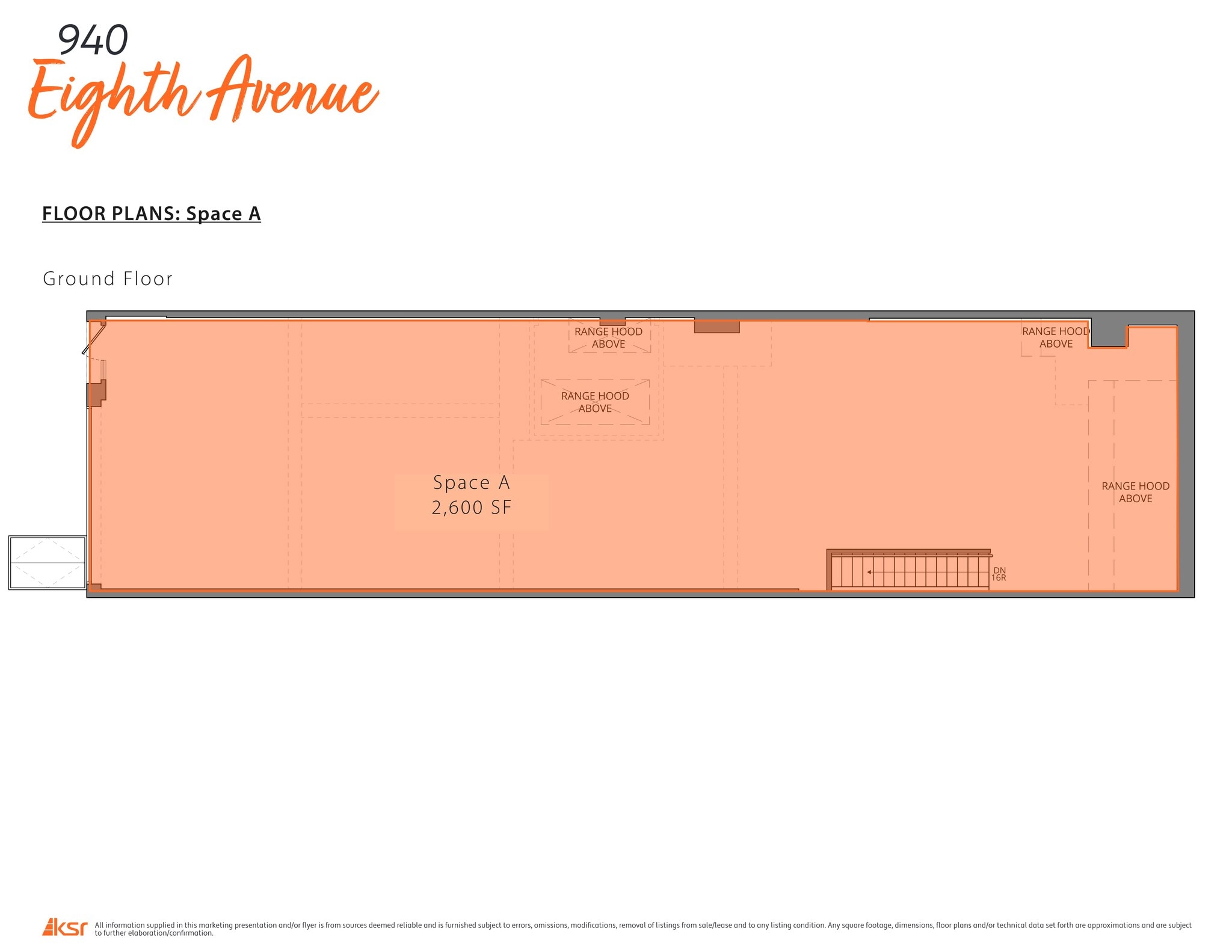 940 Eighth Ave, New York, NY for lease Site Plan- Image 1 of 3