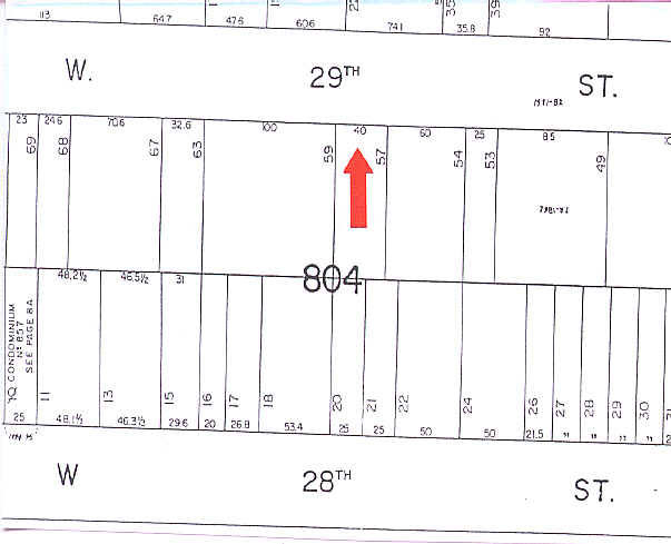130-132 W 29th St, New York, NY for lease - Plat Map - Image 2 of 3