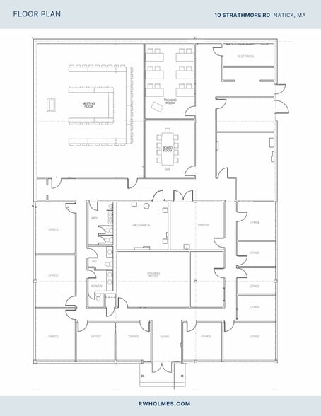 10 Strathmore Rd, Natick, MA for lease - Floor Plan - Image 2 of 2