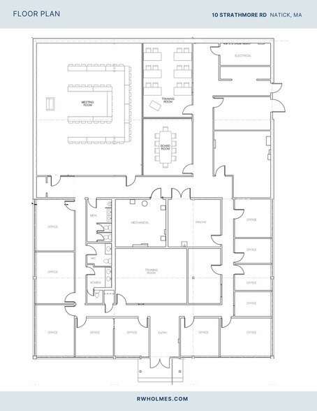 10 Strathmore Rd, Natick, MA à louer - Plan d’étage - Image 2 de 2