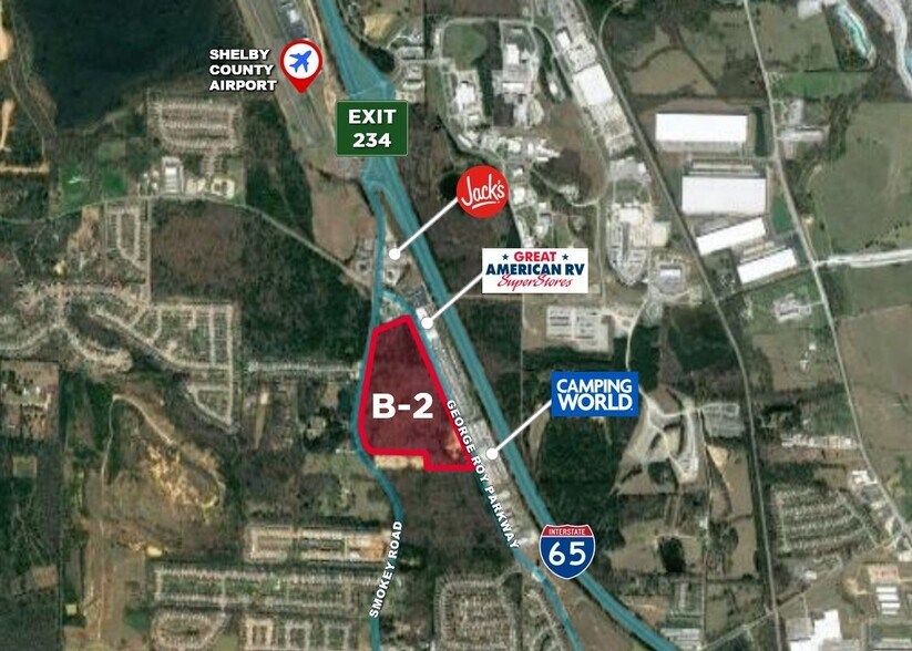 0 George Roy Parkway Pky, Calera, AL à vendre - Aérien - Image 1 de 1
