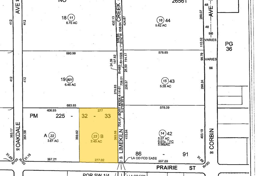19809 Prairie St, Chatsworth, CA à vendre - Plan cadastral - Image 2 de 8