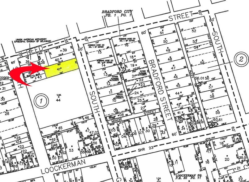 108 S Governors Ave, Dover, DE à vendre - Plan cadastral - Image 3 de 6