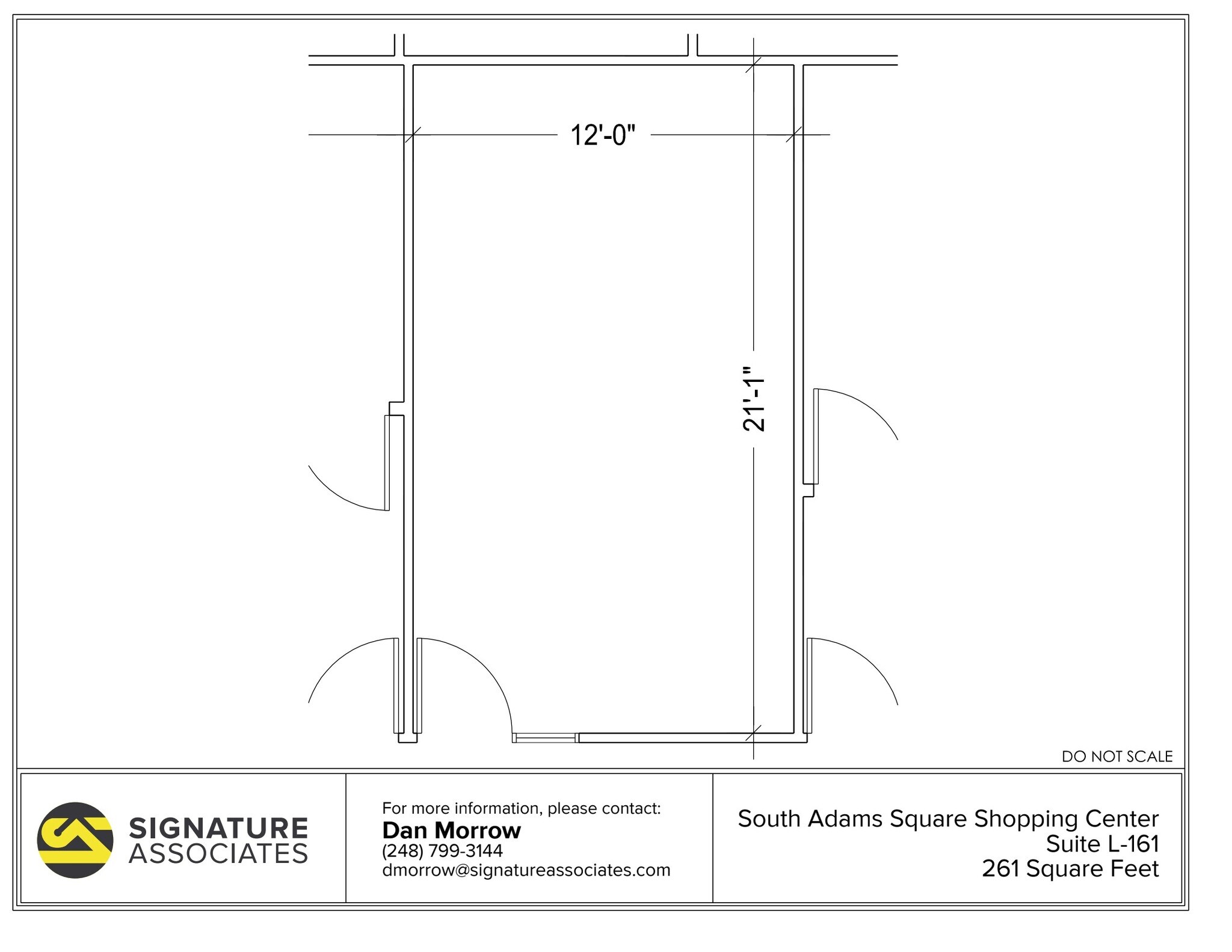 725 S Adams Rd, Birmingham, MI for lease Floor Plan- Image 1 of 1