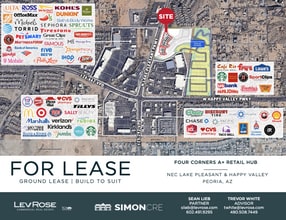 25710 N Lake Pleasant & Happy Valley, Peoria, AZ for lease Aerial- Image 1 of 3
