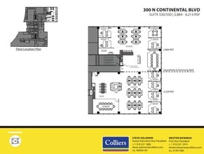 300 Continental Blvd, El Segundo, CA à louer Plan d’étage- Image 1 de 1