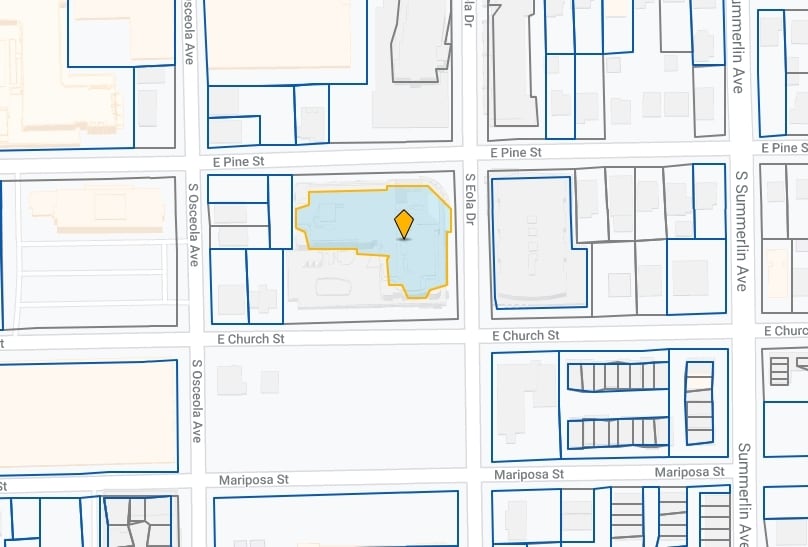 100 S Eola Dr, Orlando, FL à louer - Plan cadastral - Image 2 de 46