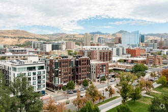 360 W Broadway, Salt Lake City, UT - Aérien Vue de la carte