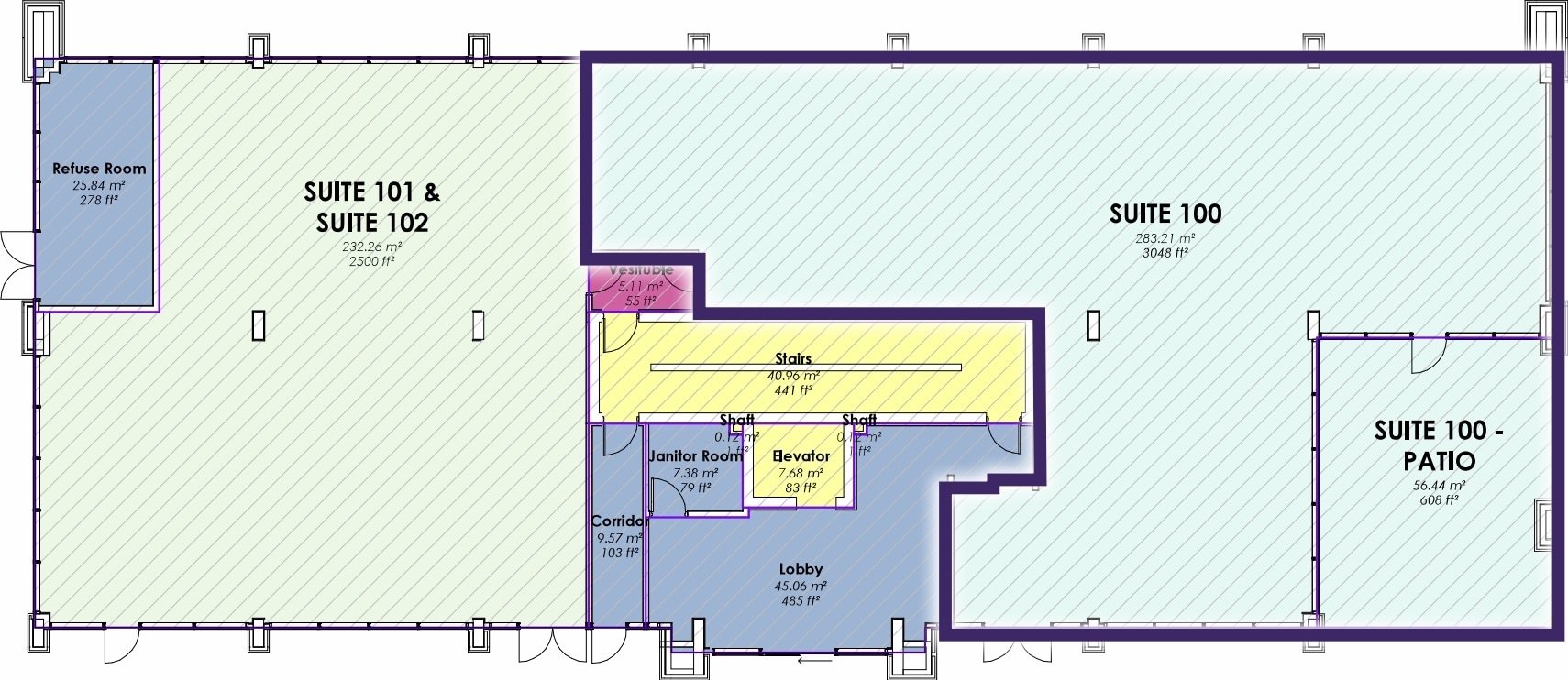 481 Taunton Rd W, Oshawa, ON à louer Plan d’étage- Image 1 de 1