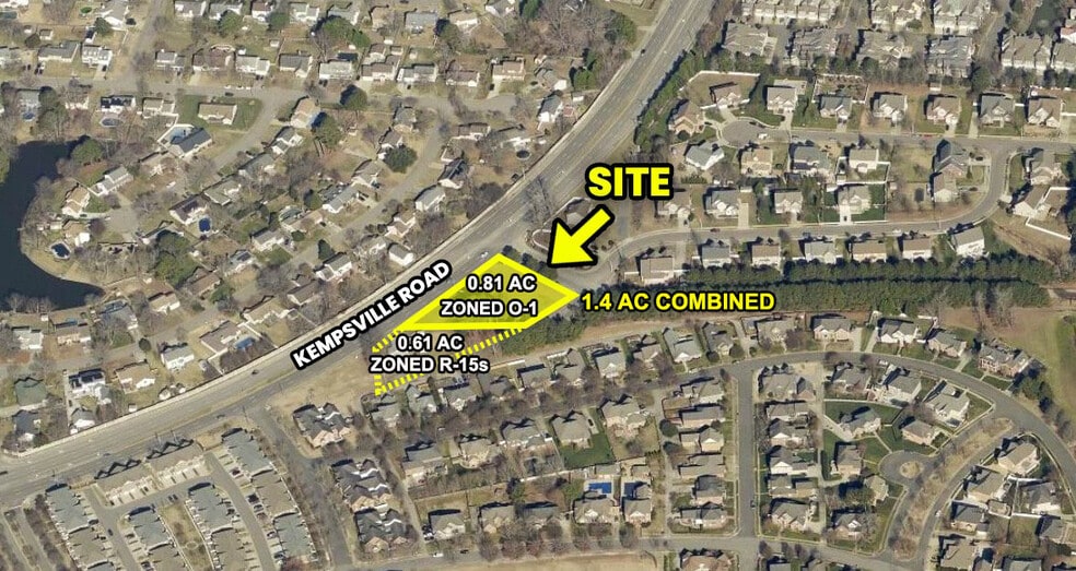 841 Kempsville Rd, Chesapeake, VA for sale - Aerial - Image 3 of 15