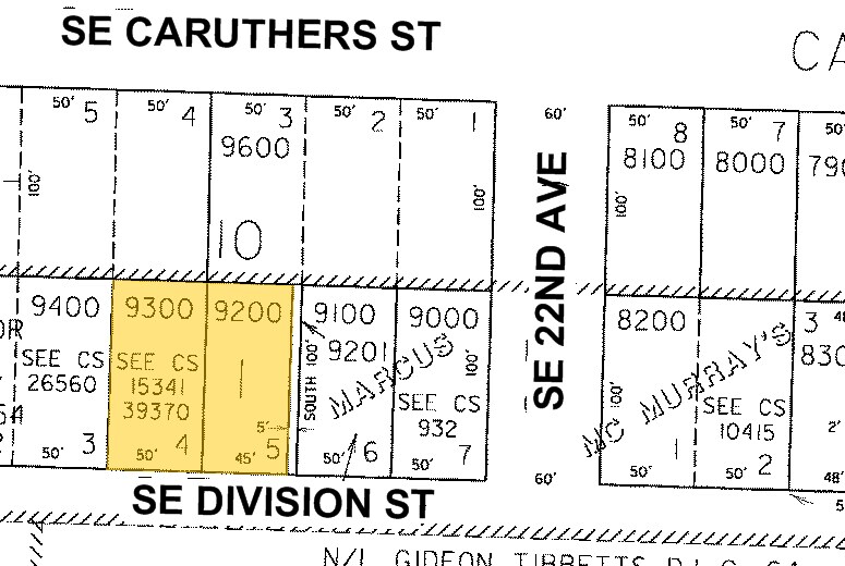 2111 SE Division St, Portland, OR à vendre - Plan cadastral - Image 1 de 4
