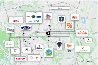 13000 N Interstate H35, Austin, TX - Aérien  Vue de la carte