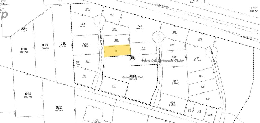 28036 Oakland Oaks Ct, Wixom, MI for sale - Plat Map - Image 2 of 2