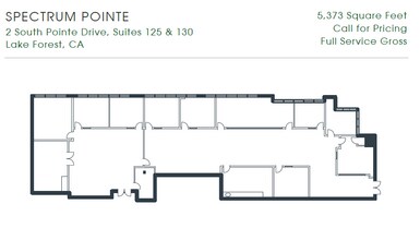2 South Pointe Dr, Lake Forest, CA for lease Floor Plan- Image 1 of 1
