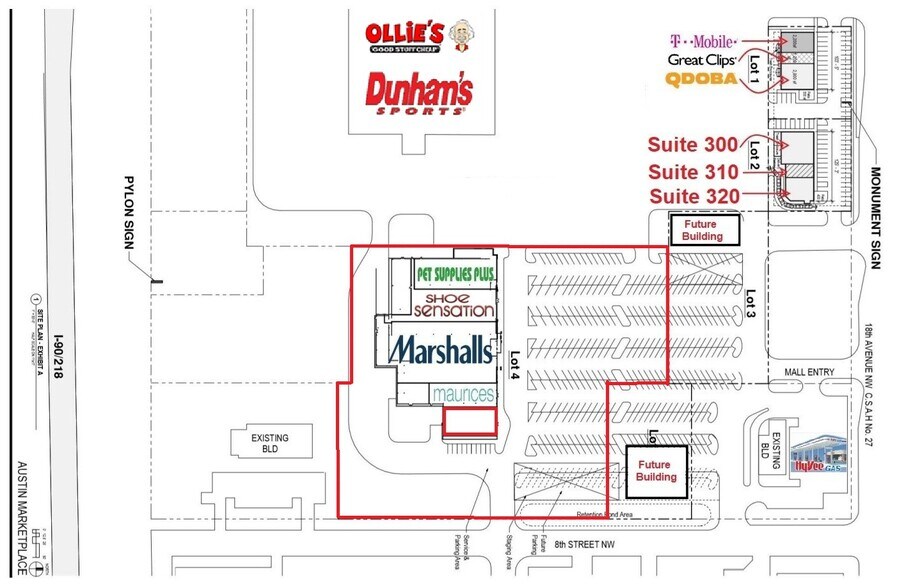 1001 18th Ave NW, Austin, MN à louer - Photo du bâtiment - Image 3 de 8