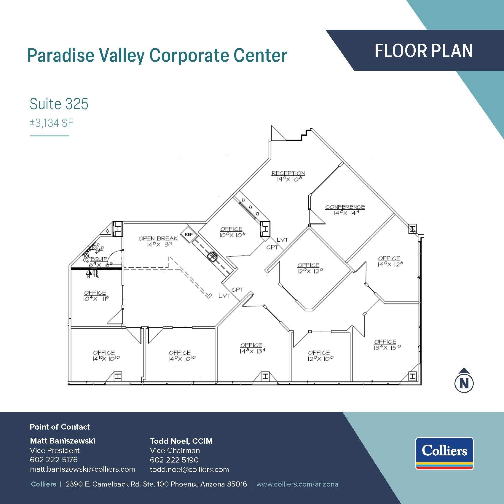 4835 E Cactus Rd, Scottsdale, AZ à louer Plan d’étage- Image 1 de 1