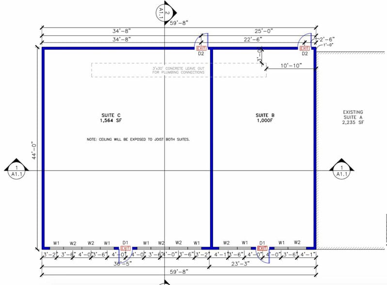 11900 Elam Rd, Balch Springs, TX for lease - Floor Plan - Image 2 of 3