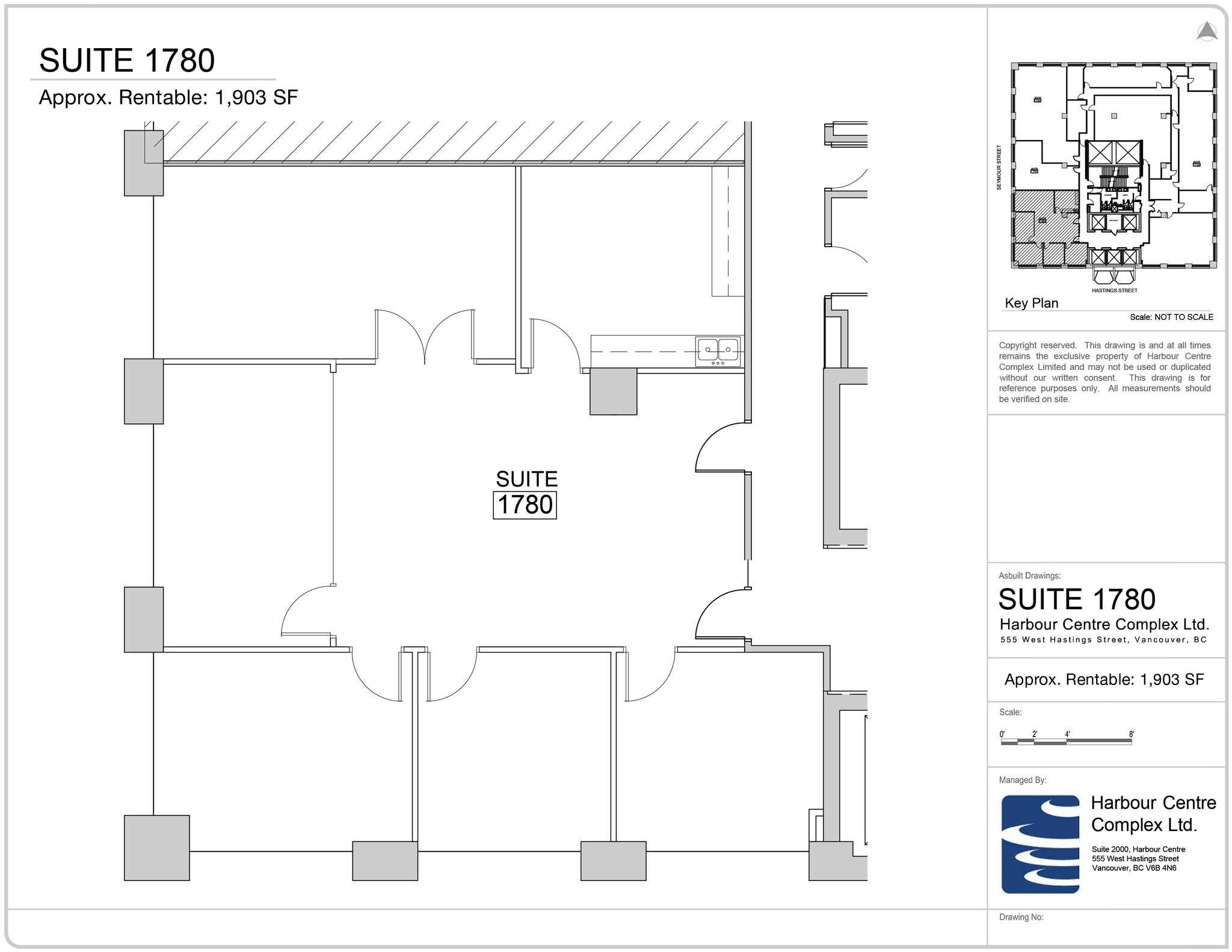 555 W Hastings St, Vancouver, BC à louer Plan d’étage- Image 1 de 1