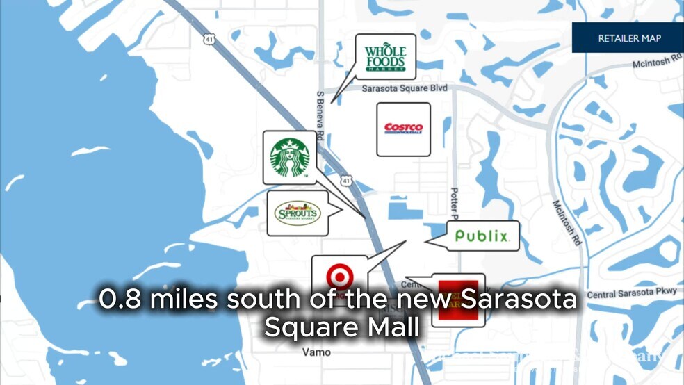 8660 S Tamiami Trl, Sarasota, FL à vendre - Vidéo sur l’inscription commerciale - Image 2 de 31