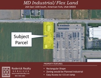 Plus de détails pour 264 1100 South Street, American Fork, UT - Terrain à vendre
