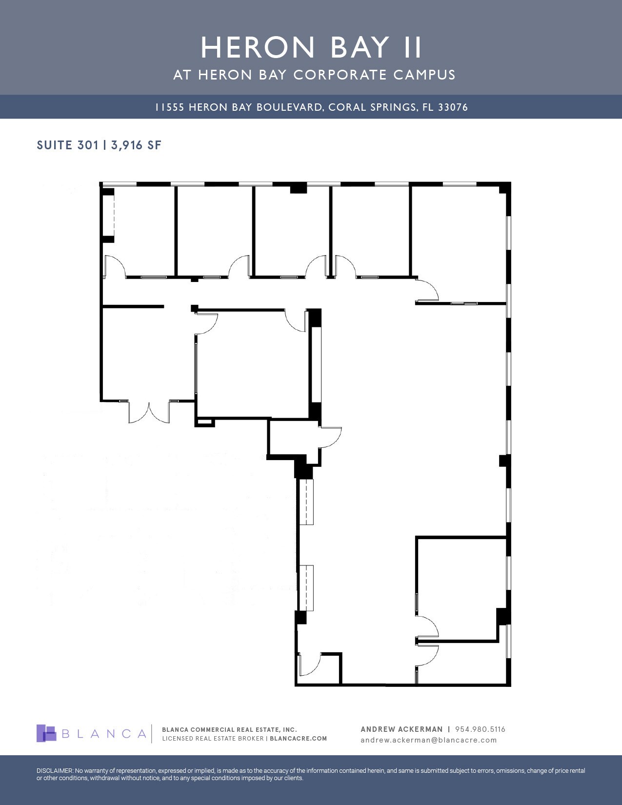 11555 Heron Bay Blvd, Coral Springs, FL for lease Floor Plan- Image 1 of 1