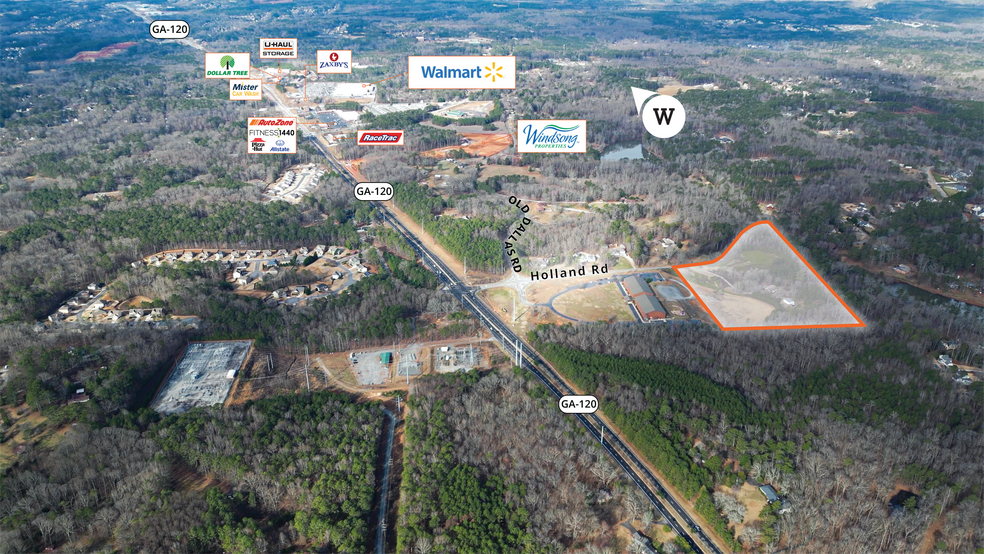 15 +/- acres On Old Dallas Hwy - Hwy 20 Hwy, Powder Springs, GA à vendre - Photo du b timent - Image 2 de 6