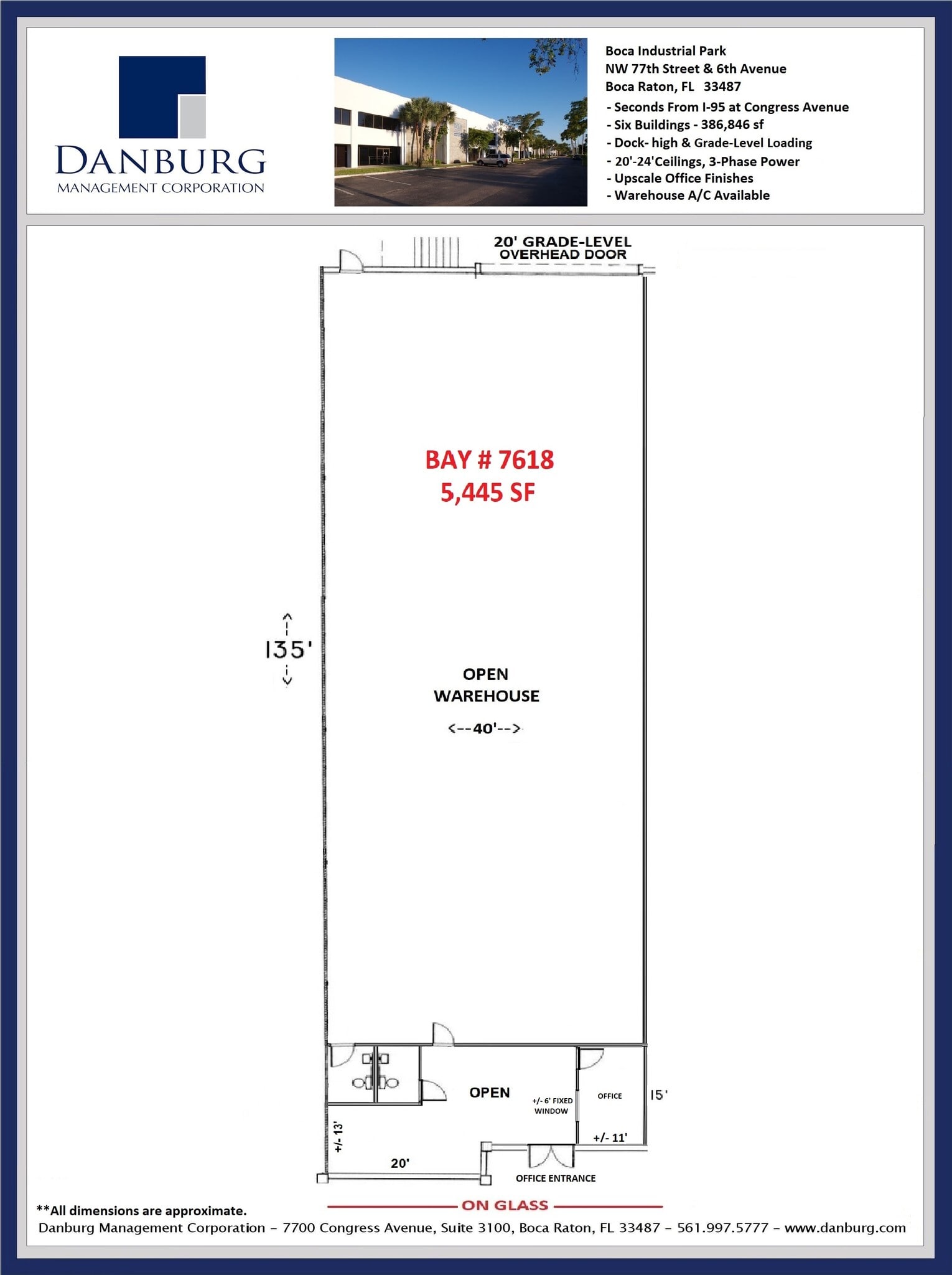 7640-7696 NW 6th Ave, Boca Raton, FL for lease Floor Plan- Image 1 of 1