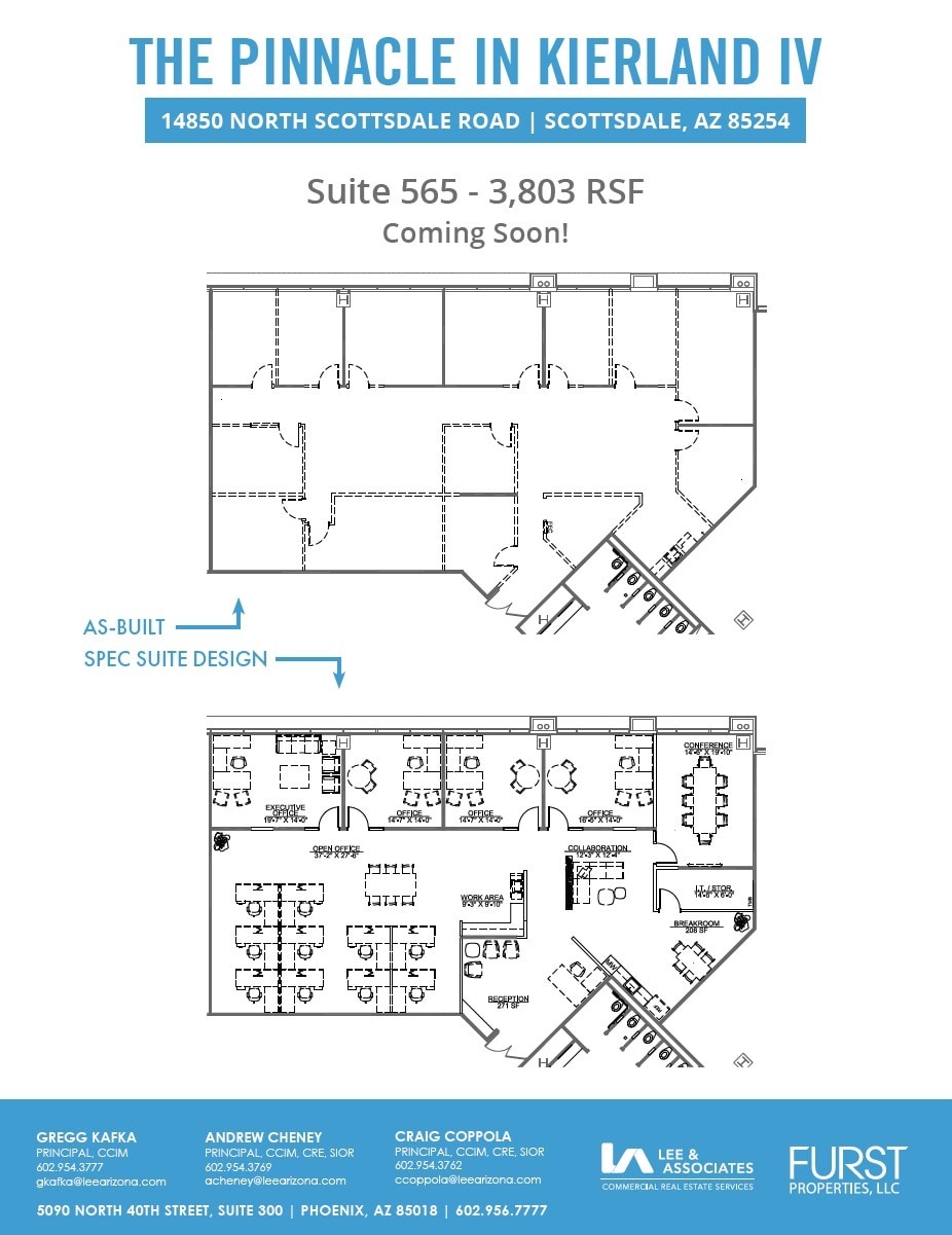 14850 N Scottsdale Rd, Scottsdale, AZ à louer Plan d’étage- Image 1 de 1