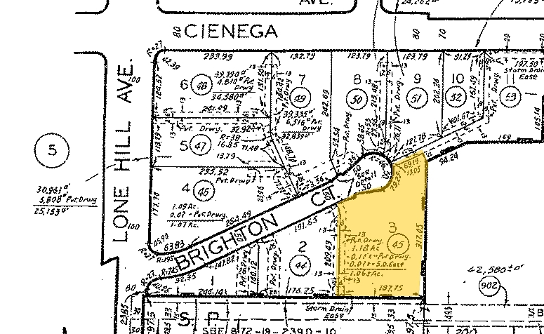 970 Brighton Ct, San Dimas, CA for lease - Plat Map - Image 2 of 15