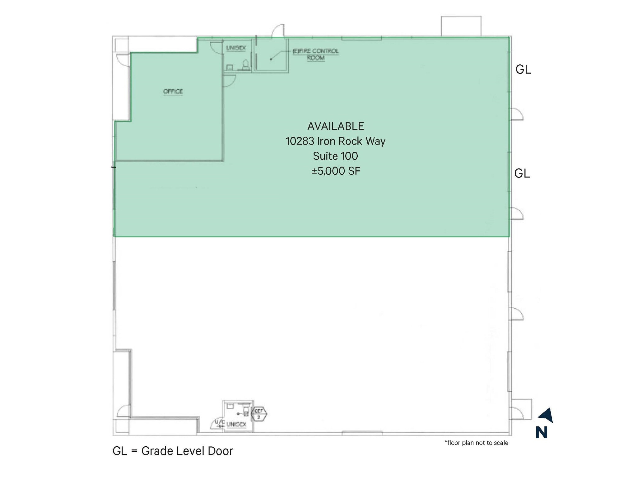 10283 Iron Rock Way, Elk Grove, CA for lease Floor Plan- Image 1 of 3