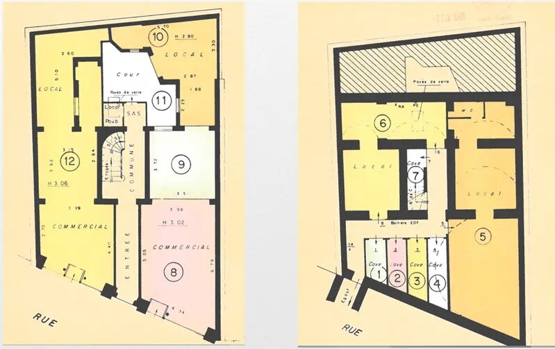 Commerce de détail dans Paris à vendre - Plan d’étage - Image 2 de 8