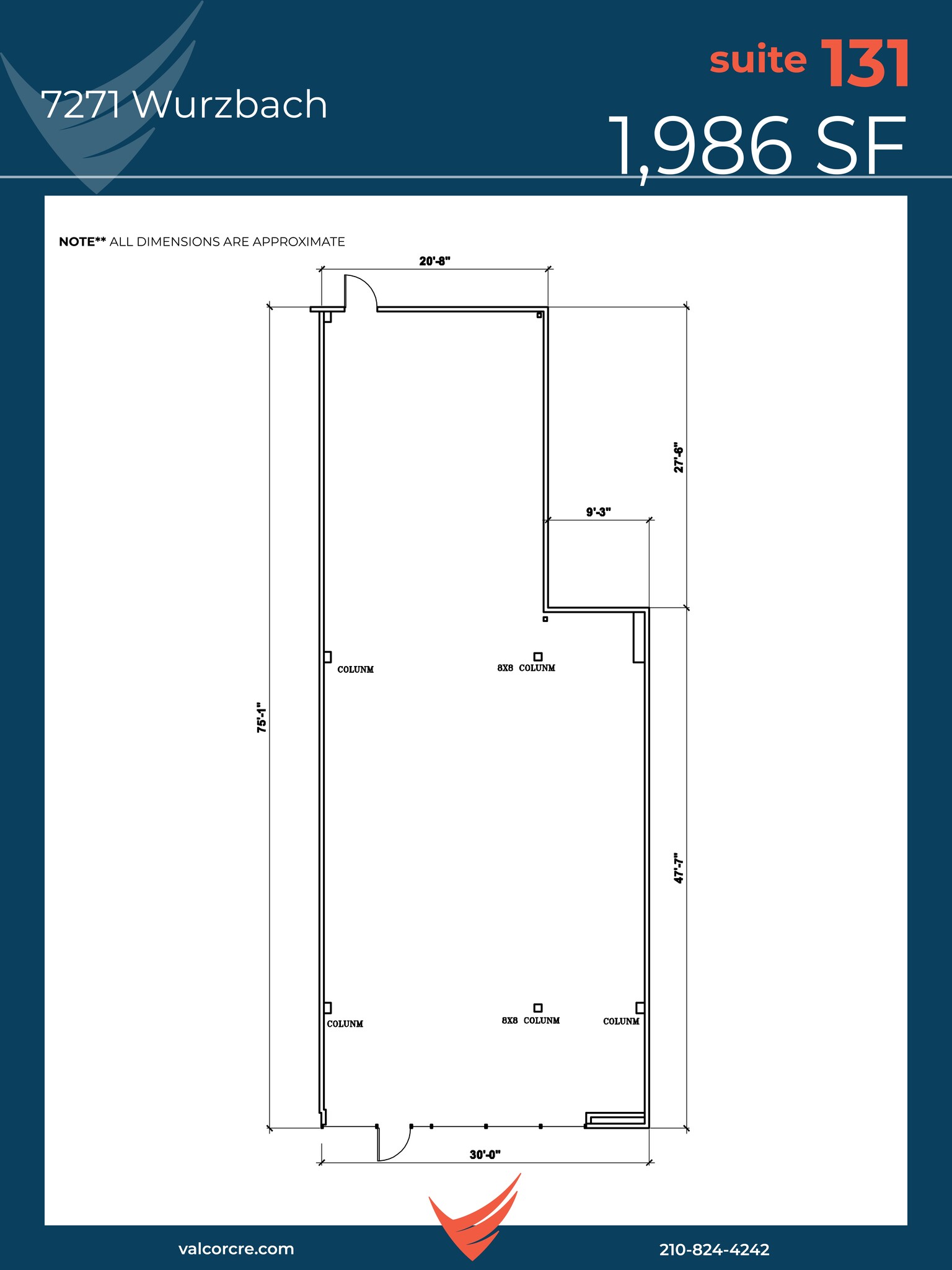 7271 Wurzbach Rd, San Antonio, TX à louer Plan de site- Image 1 de 1