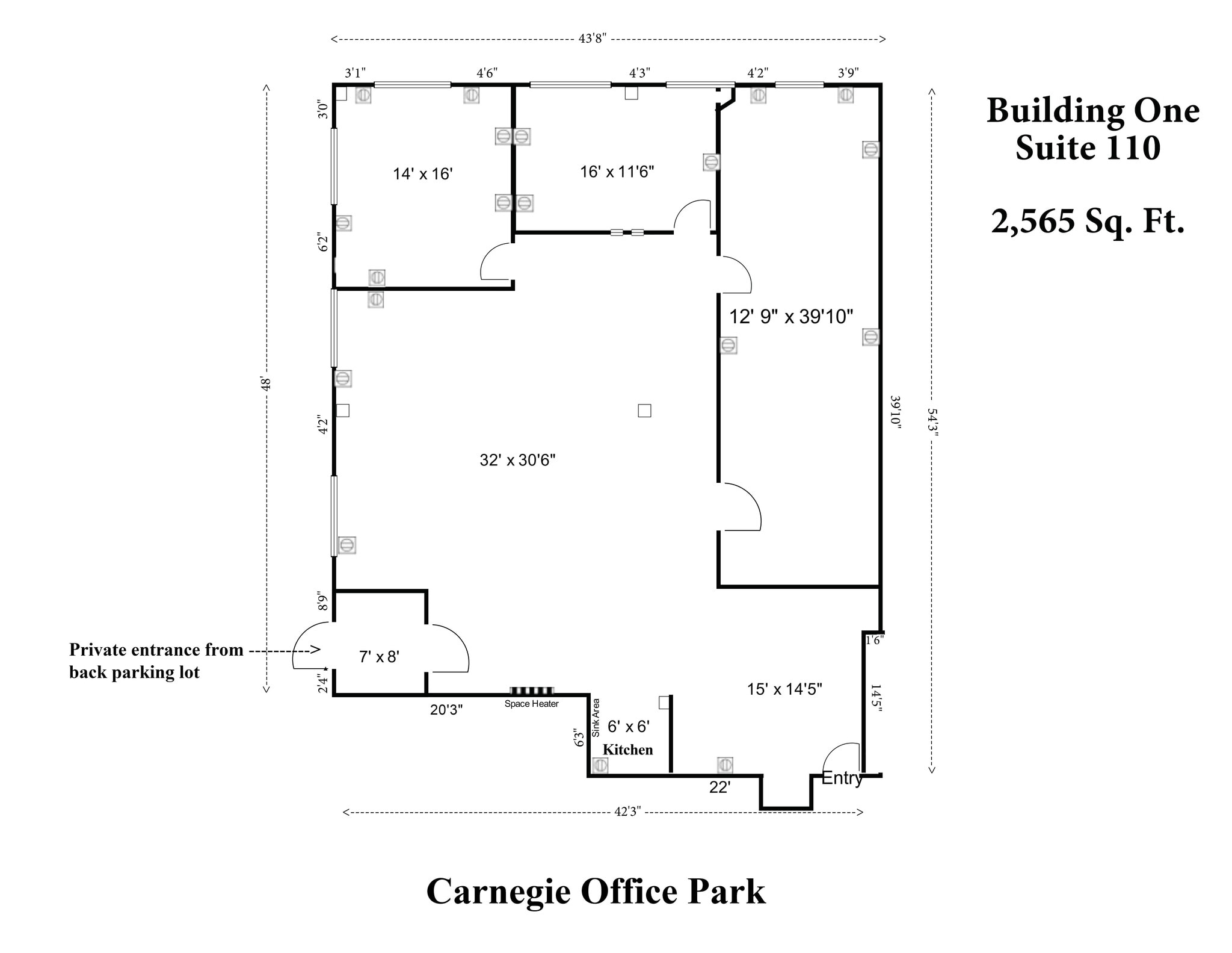 600 N Bell Ave, Carnegie, PA à louer Plan de site- Image 1 de 9