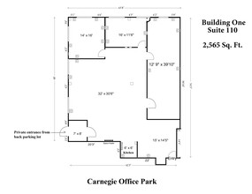 600 N Bell Ave, Carnegie, PA à louer Plan de site- Image 2 de 9