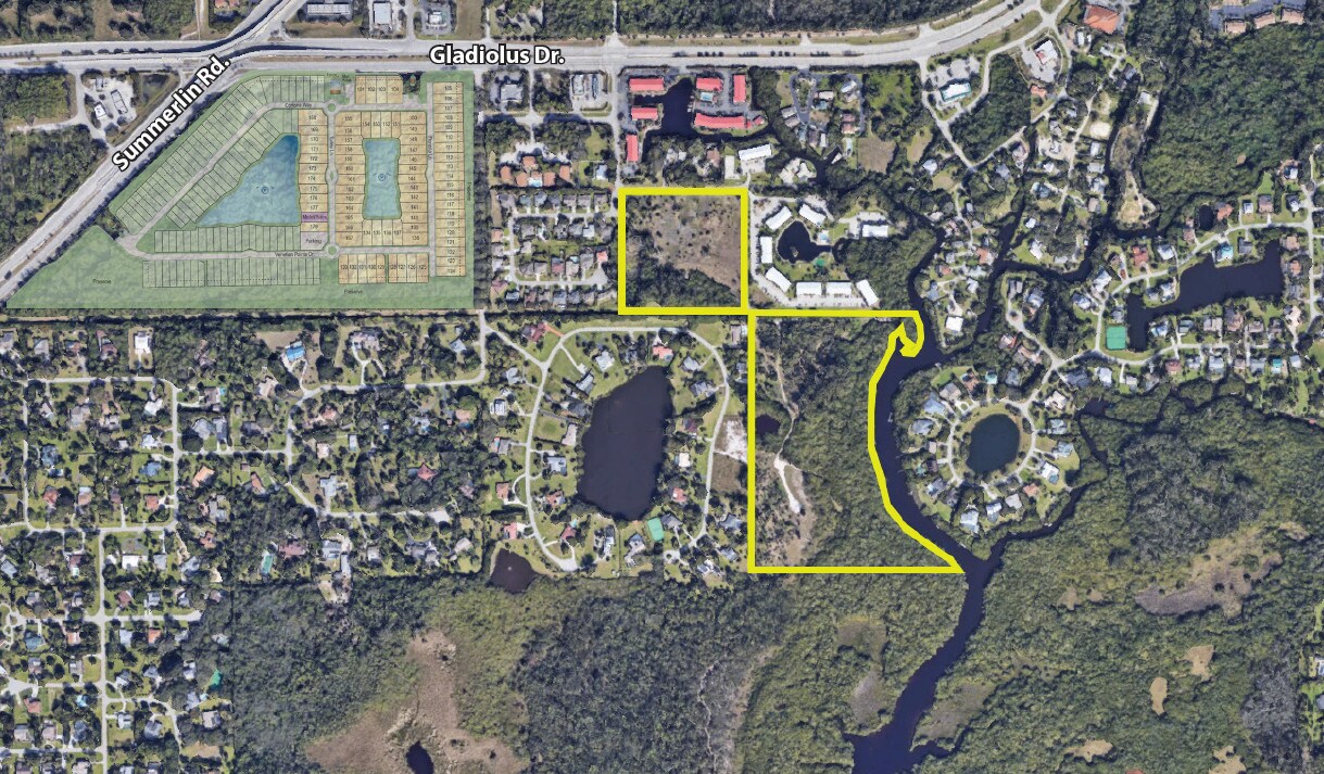 7205-7215 Maida Ln, Fort Myers, FL à vendre Aérien- Image 1 de 8