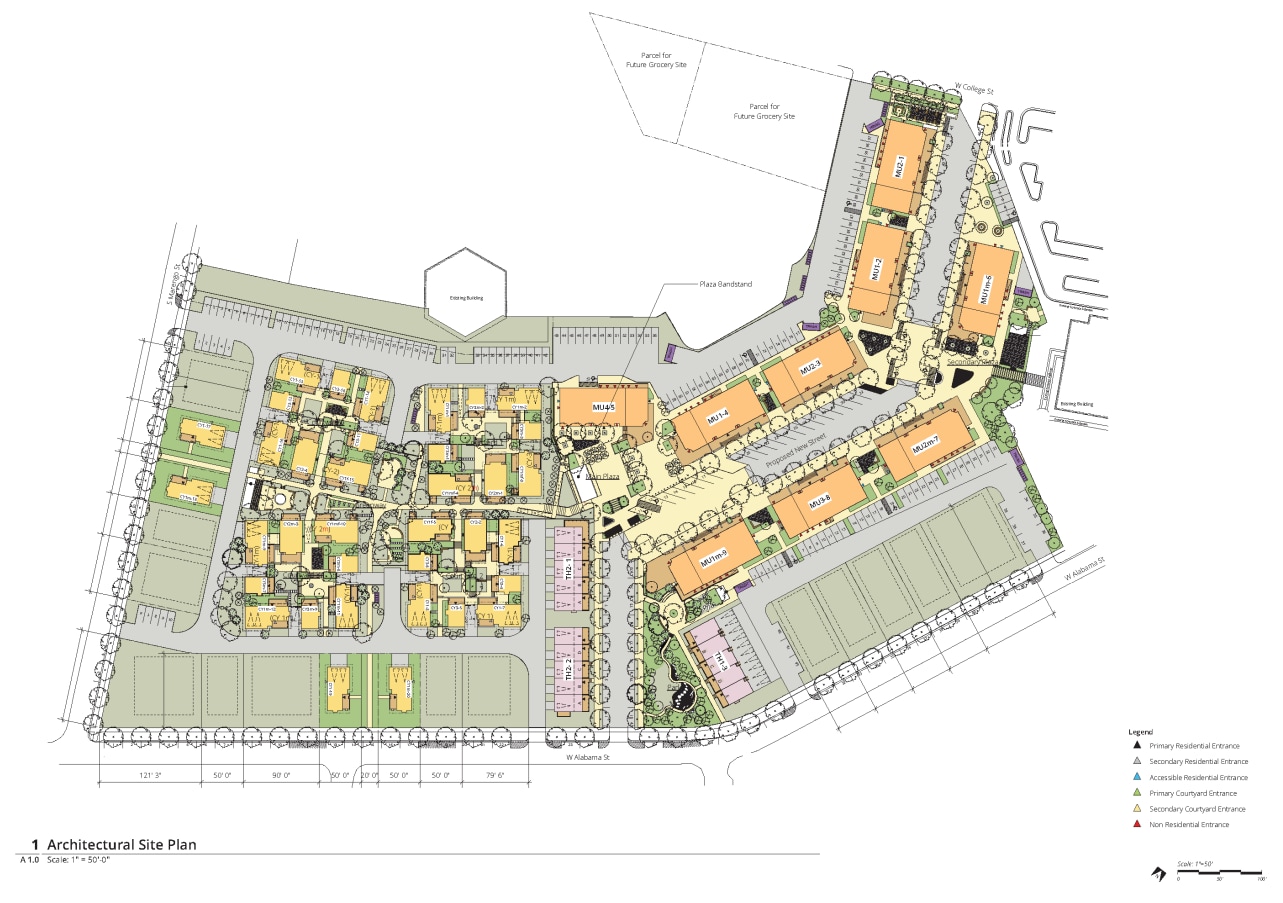205 Marengo St, Florence, AL for lease Site Plan- Image 1 of 2