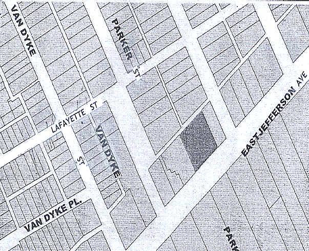 8143 E Jefferson Ave, Detroit, MI à louer - Plan cadastral - Image 2 de 2